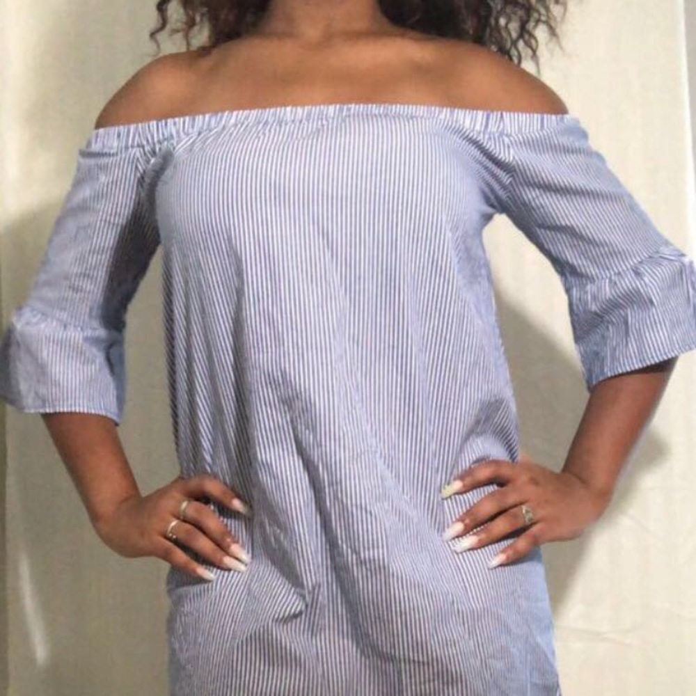 Off the shoulder dress